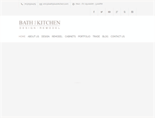 Tablet Screenshot of bathpluskitchen.com